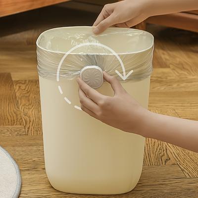 1 X Swivel Bag Clip - Non-slip Trash Can Holder for Kitchen, Bathroom, Living Room and Outdoor Use, Safe Waste Disposal Accessory