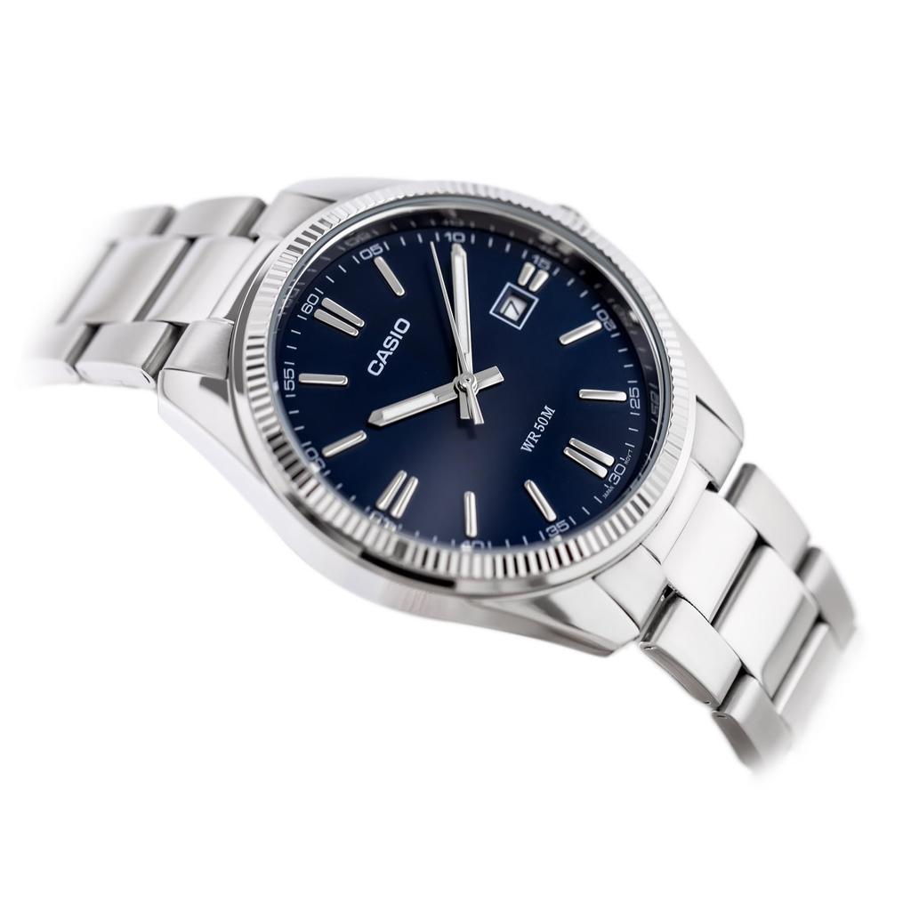 Casio Bracelet Men's MTP-1302PD, Blue,