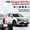 Für ChangAn CS75 PLUS Autolack Reparaturstift Ausbesserungs-Kratzerentferner DIY Auto Zubehör Weiß C05 Grau 120 Schwarz 132 Blau 126