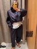 Giacca Casual Slimming da Donna a Collo Alto Retro a Petto Singolo