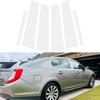 6Pcs Car Window Door Column B C Pillar Post Trim Cover PC Stickers Accessories Fit For Lincoln MKS 2009-2016