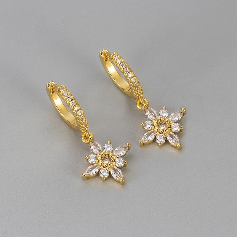 New Arrival Double Chains Long Tassel Drop Earrings For Women Korean Stainless Steel Zircon Hanging Earring Piercing Jewelry