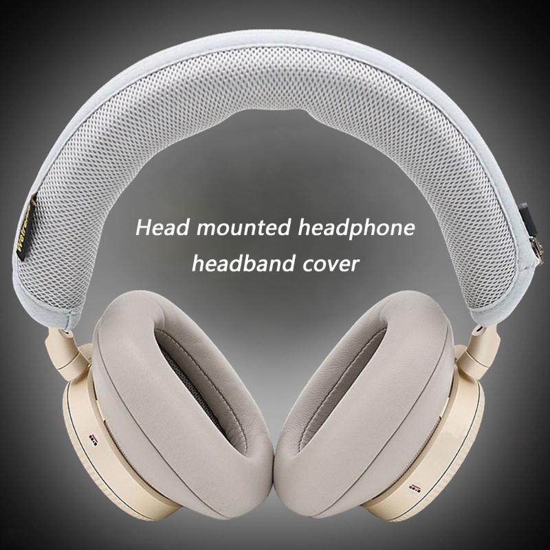 Breathable Mesh Cloth Headband Pad Cover Washable Headbeam Cushion Sleeve for H100 Headphone Comfort