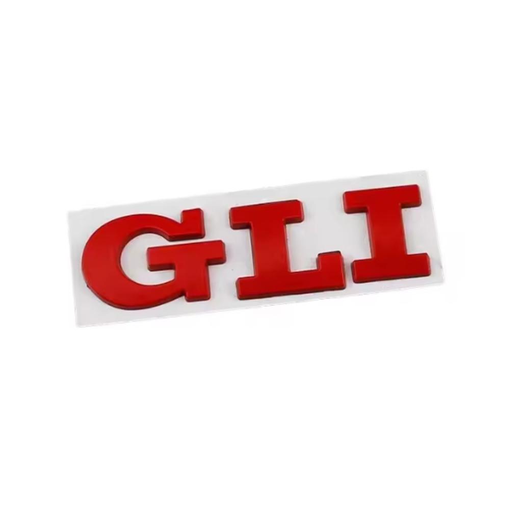 3D Metal TSI TDI GTD GLI Rear Trunk Logo Sticker Car Emblem Badge Decals for Polo Golf Passat Jetta Scirocco MK4