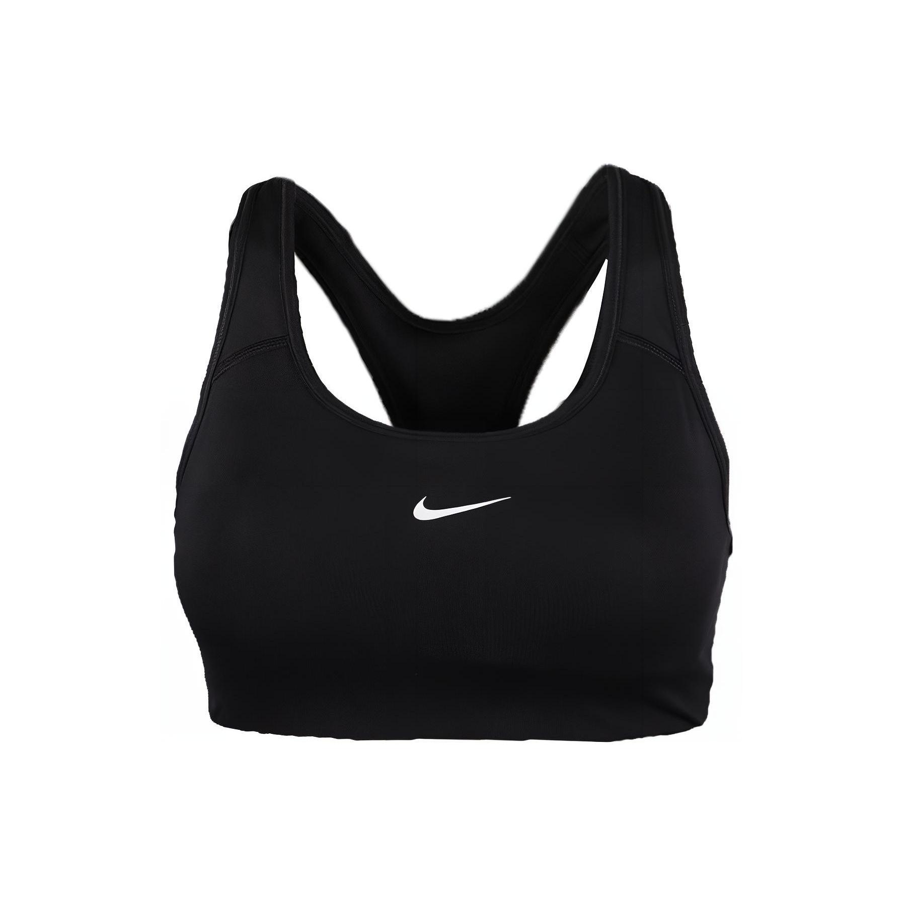 (WMNS) Nike Swoosh Medium-Support 1-Piece Pad Sports Bra  Black  Women s BV3637-010 XS