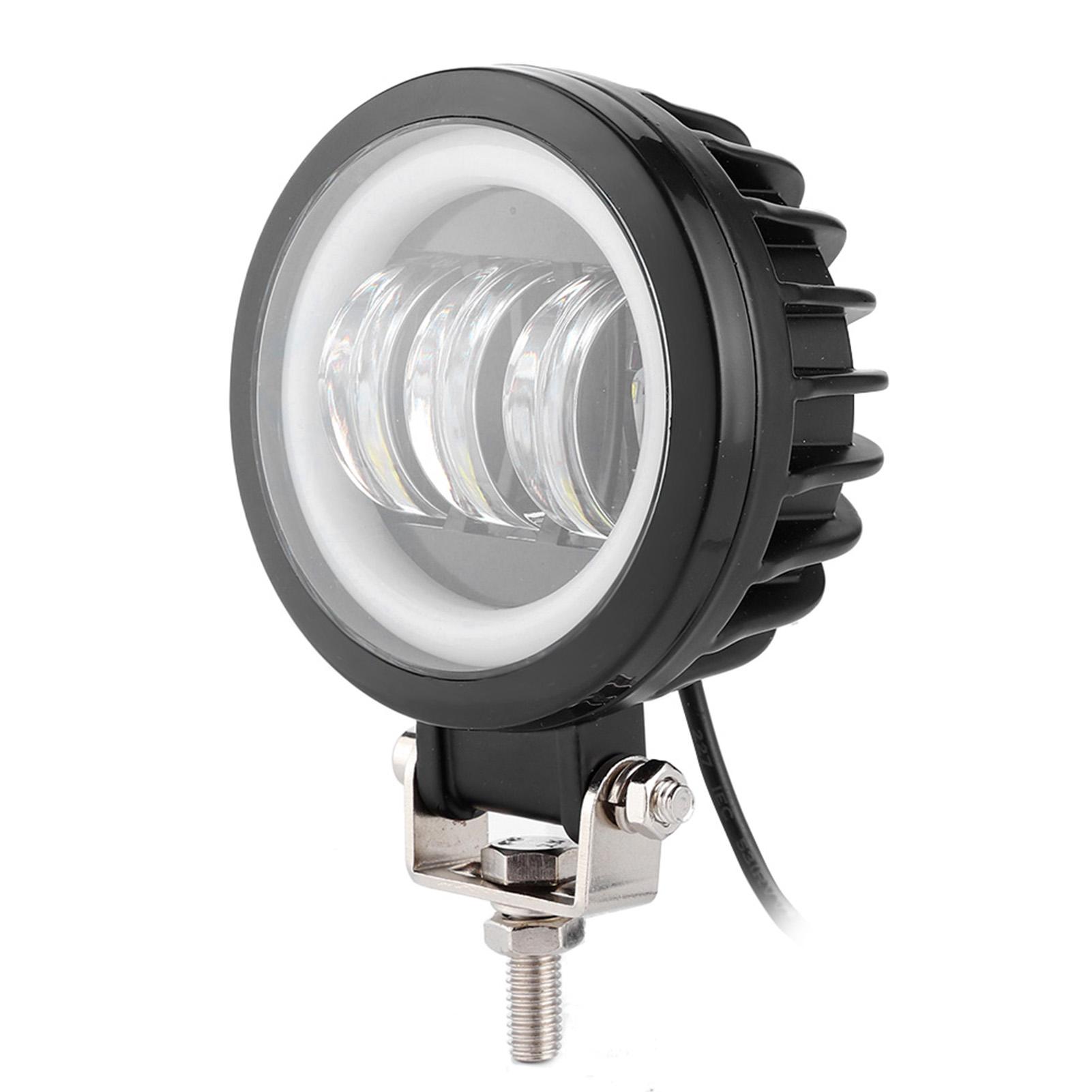 

Светодиодный рабочий свет 6000K 30W Водонепроницаемая круглая лампа «ангельские глазки» для автомобиля, квадроцикла, лодки, внедорожника(Холодный белый свет )