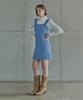 Your Tweed Mini Dress / Blue