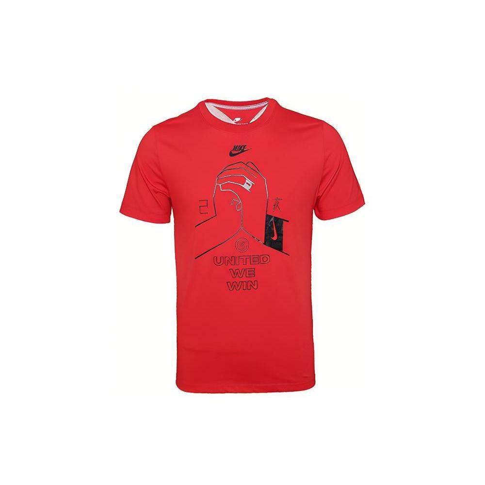 Nike T Shirts Mens Crew Neck Moderate Straight Fit BV5825-600