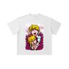 260 GSM Double Yarn 32 Count 100% Cotton Chainsaw Man V39 Denji Power Print Unisex Heavy Cotton T Shirt