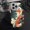 Cartoon Animal Fox Phone Case For IPhone 17 16 15 14 11 12 13 Pro Max Pro Plus Colored Silver Cover