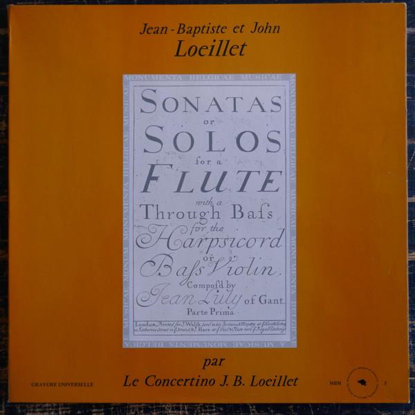 

LP Record JEANBAPTISTE LOEILLET JOHN LOEIL JeanBaptiste Loeillet Et John Loei MBM3 Monumenta Belgi Belgium Classical Used