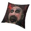 Horror Film Captain Spaulding Pillow Cover Home Decor Funny Movie Cushion Cover Throw Pillow for Living Room Printing
