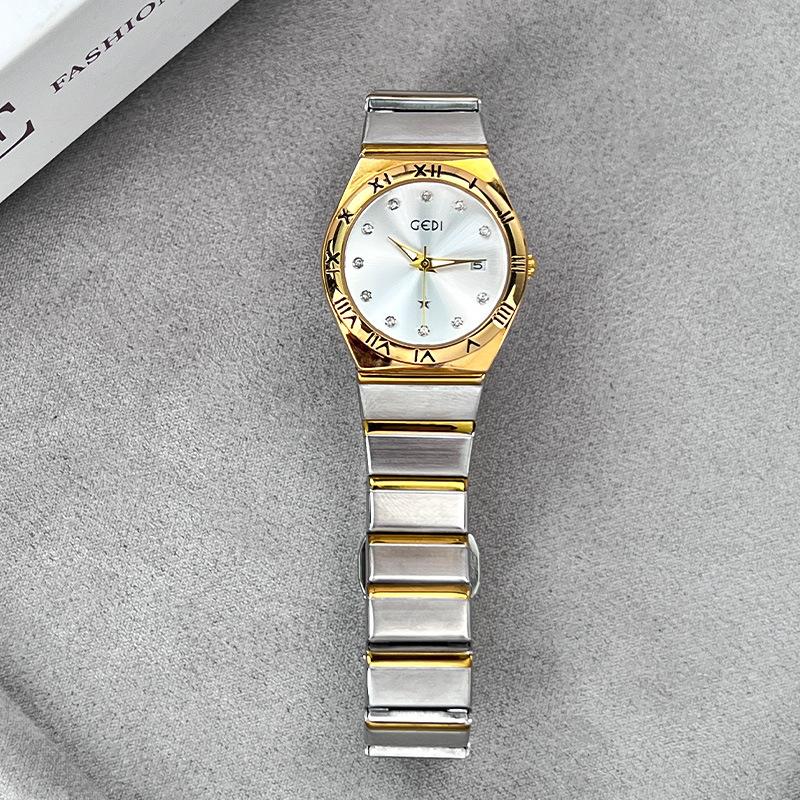 Light Luxury High-End Women'S Watch, Small And Exquisite Quartz Watch, Niche High-Value Calendar Watch