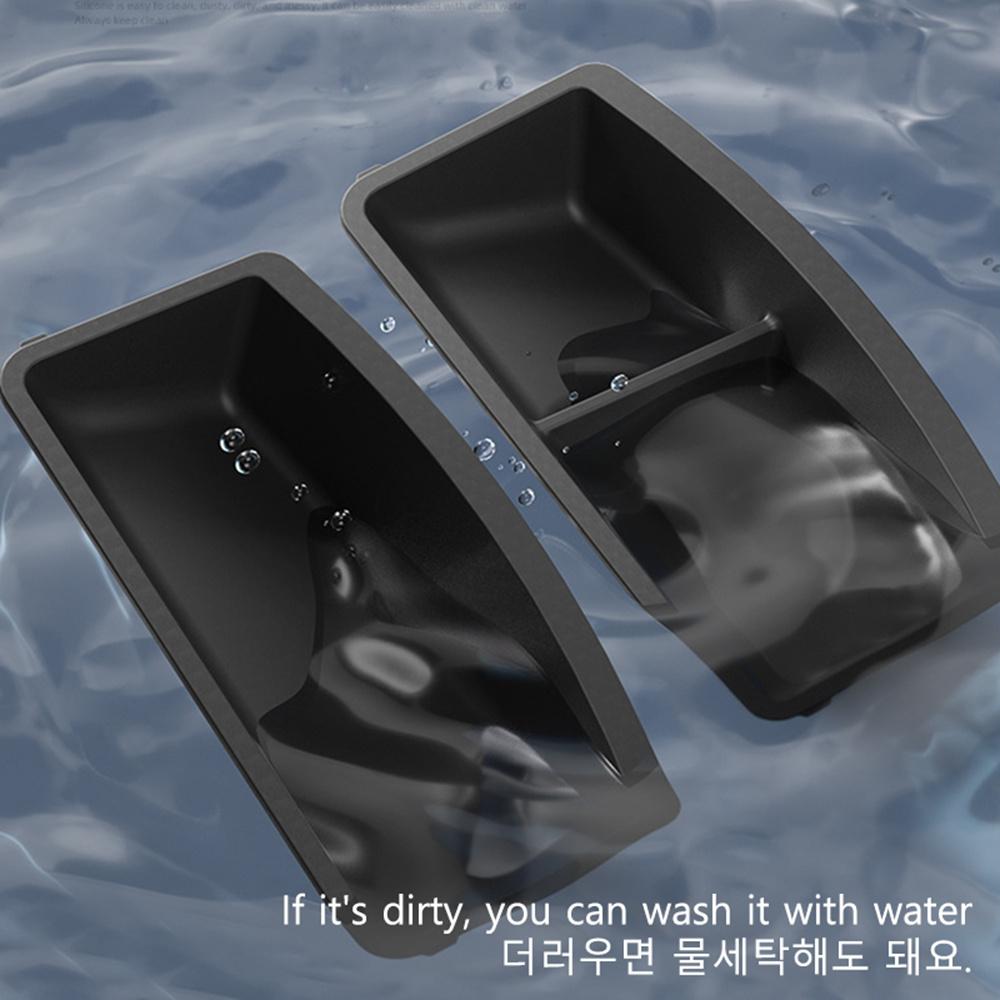 For Tesla Model Y L 6 Seater 2026 Front Seat Under Storage Box Suitable Driver Co-pilot Underseat Organizer Case Tray Bin Set
