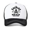 The Goonies Est 1985 Never Say Die Unisexs Baseball Cap Summer Mesh Snapback Hat Fashion Outdoor Causal Breathable Sun Hats