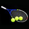 Durable String Single Tennis Racket Racquet for Kids Training Practice( Blue )