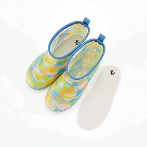 Skater Children's Rain Boots, Moomin Cartoon Design with Reflective Tape, 18cm, RIBT18-A