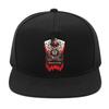 Skull Aces Playing Cards Print Baseball Cap Street Fashion Flat Brim Adjustable Unisex Hat