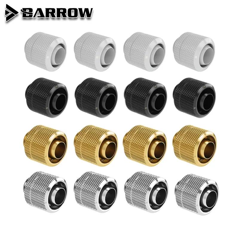 Barrow 8pcs Soft Tube Fitting G1/4  Hose Adapter For Cooling system 10X13mm 10X16mm Flexible Pipe For 10x13mm