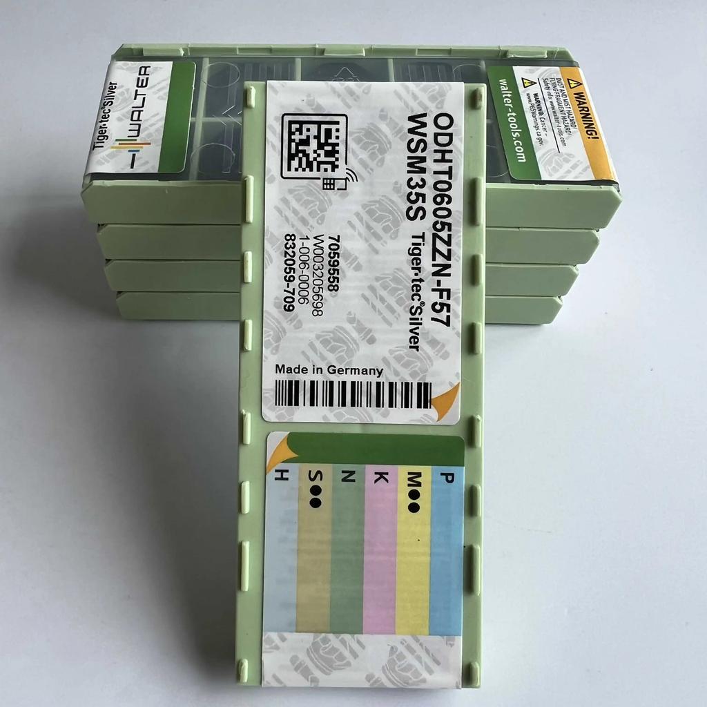 Original / ODHT0605ZZN-F57 WSM35S / Industrial indexable Carbide Inserts 10 Pcs
