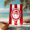 Ultra-weiches Strandtuch mit Olympiakos-Thema, ideal für Pool - Camping, Tauchen - Perfekter Reisebegleiter, Lebendiges Strandtuch.