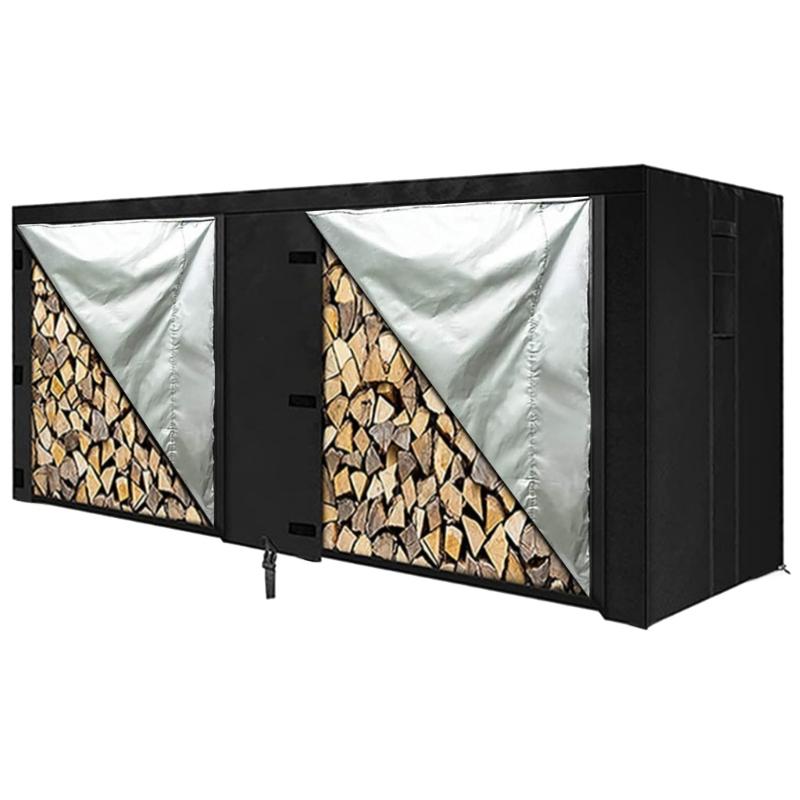 Водонепроницаемый брезентовый лист для дров Покрытие для улицы Кемпинговое укрытие L