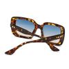  Export New Modern Retro Square Frame Sunglasses Ins Style Street Style Big-Name Sunglasses 9147