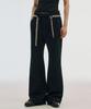 LMOOD Reaper Sweat Flare Pants Black