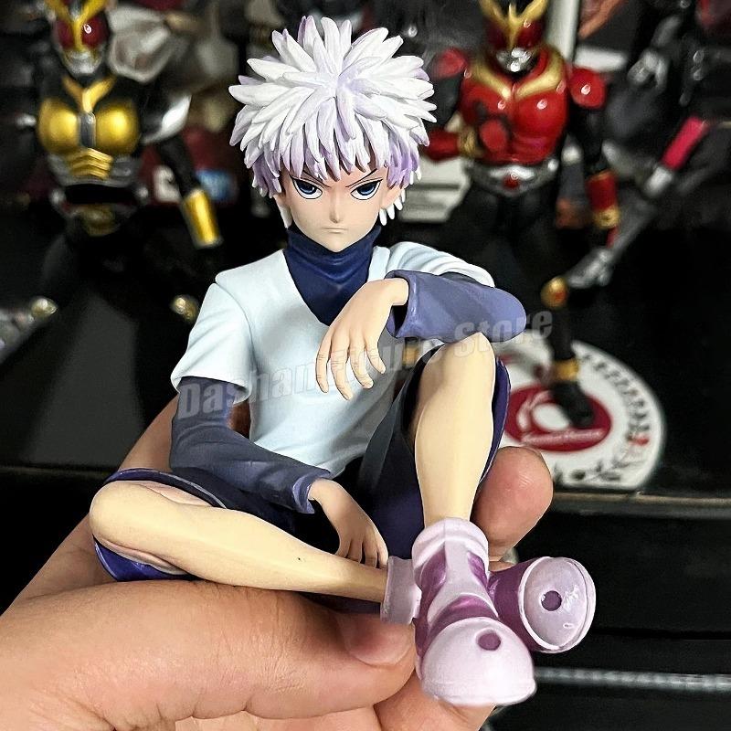 PG Hunter×Hunter GON FREECSS Killua Zoldyck Action Figure Noodle Stopper Anime Killua Figure Statue Car Ornaments PVC Model Toys