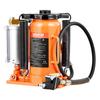 Air Hydraulic Bottle Jack, 20 Ton (44092 Lbs) Capacity, 260-495 Mm Lifting Range, Pneumatic/Manual Heavy Duty Welded Bottle Jack with Pump for SUV,