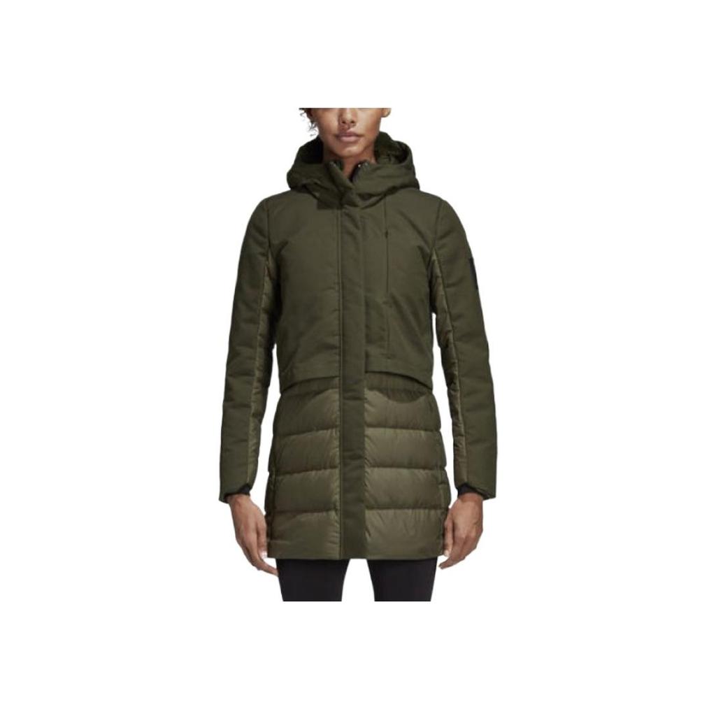 adidas Climawarm Warm Bequem Wasserdicht Daunenjacke Damen Jacke Grün CY8646