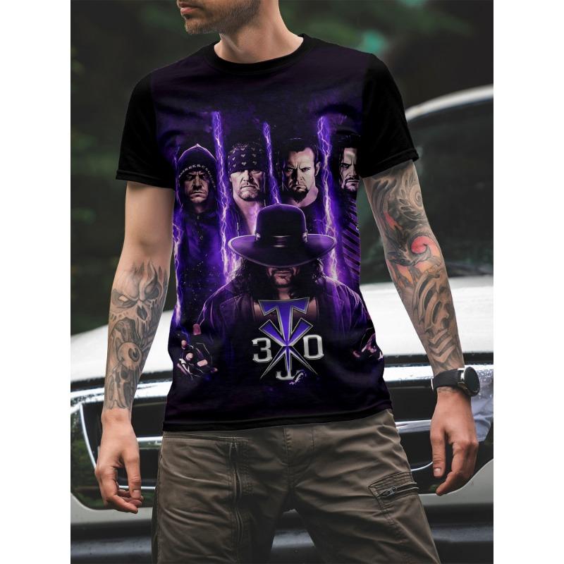 2025 Wolf T-Shirt für Herren Tierdruck Kurzarm Top 3D Lässig Street Herren T-Shirt Übergroßes T-Shirt Herren Vintage Kleidung