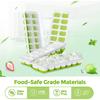 Ice Mold Cube Maker DIY Tray Kitchen Gadget Silicone Smooth Surface Household Accessories Washable Cream Makers