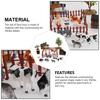 PRETYZOOM 28-Pcs Mini Farm Animal Set, Farm Figures, Miniature Farm Model, Educational Toy for Home or School