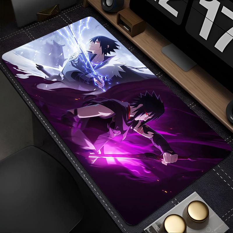 Mouse Pad Naruto Sasuke Gaming Accessories Gabinete Gamer PC Computer Desk Mat Non Slip Keyboard Pad Tablet xxl Mousepad