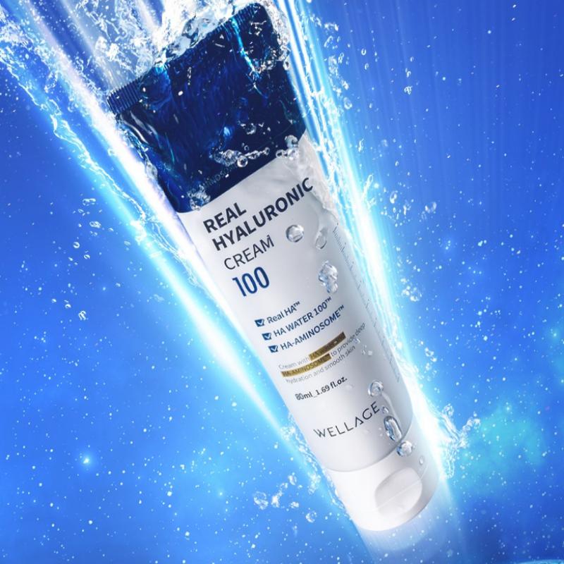 WELLAGE Echte Hyaluronsäure 100 Creme 80ml