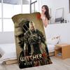 The W-Witcher 3 W-Wild Hunt Game Microfiber Blanket Quick Drying Beach Towels Oversized Super Absorbent Pool Towel Blanket