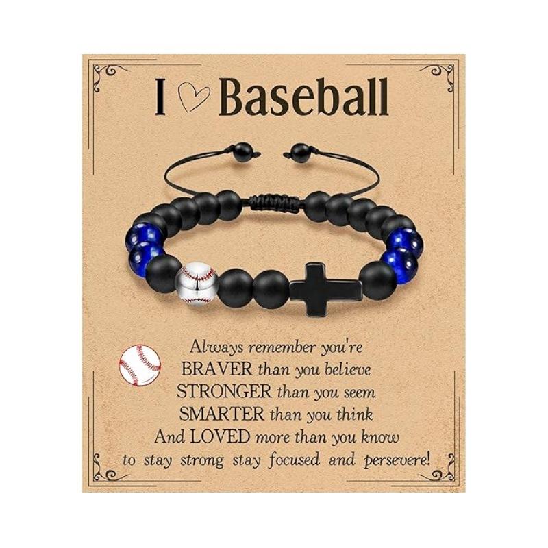 JYL TS Bracelet Sports  Ball Beads Charm Boosts Athletic Luck & Endurance