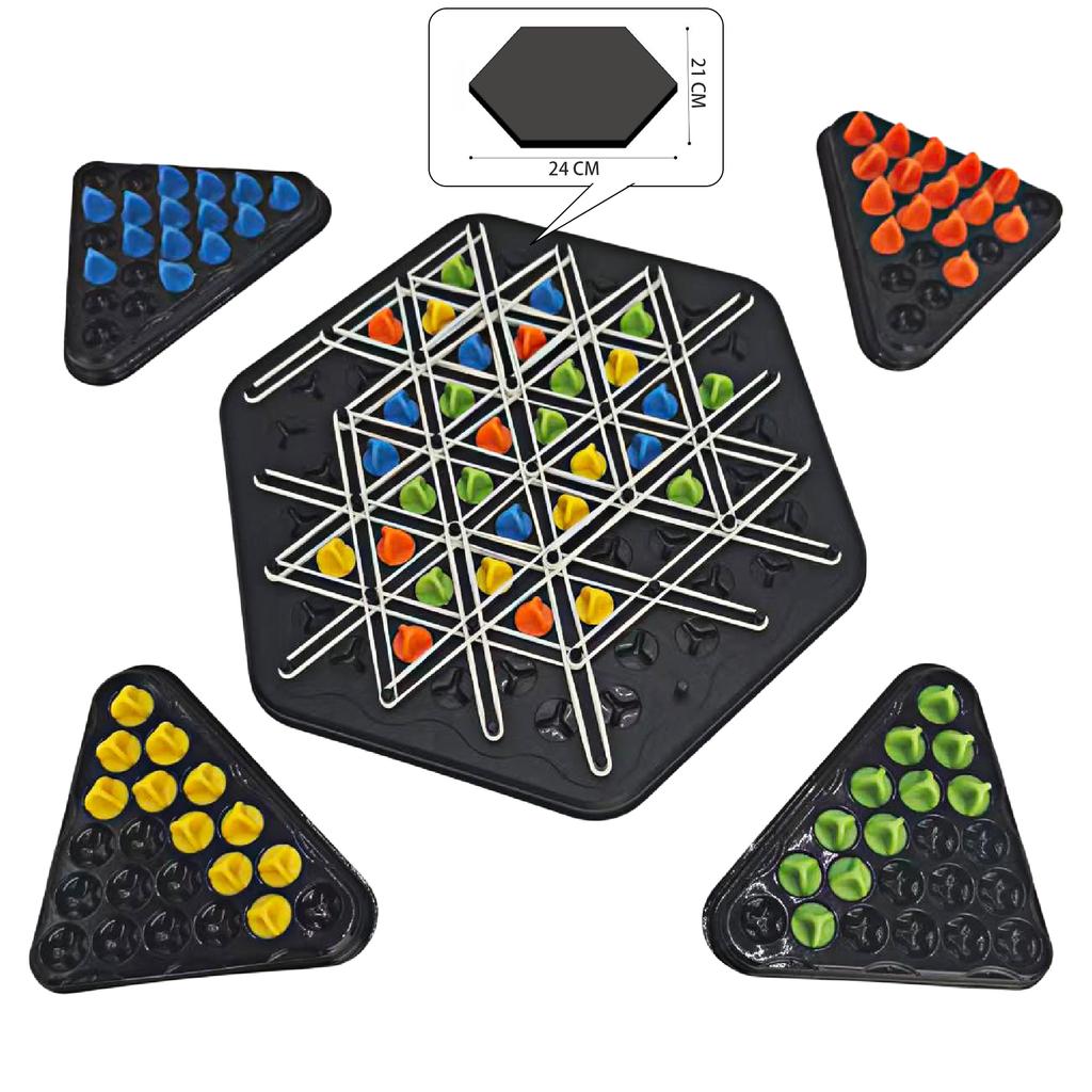 Children Chain Triangle Chess Puzzle Plate Activity Rubber band Logic Thinking Table Activity Parent Child Interactive Toy Celebration Activity