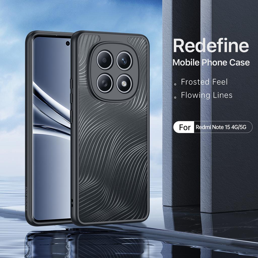 For Xiaomi Poco M8 5G/Redmi Note 15 5G (Global)/15 4G (Global) Case DUX DUCIS Aimo Series TPU+PC Matte Drop-proof Phone Cover (REACH Certification)
