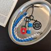 Mini Barbell Plates Key Chain Colorful Simulation Dumbbells Keyring Fitness Series Pendant  Gifts