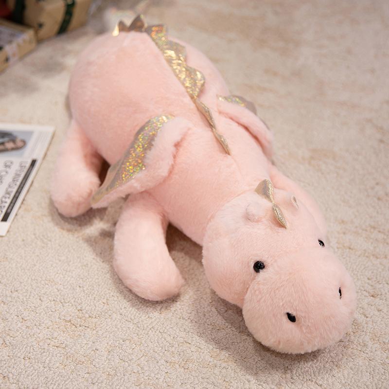 

90-140СМ Милая плюшевая игрушка Летающий динозавр Мультяшный динозавр с крыльями Мягкая набивная игрушка Подушка Куклы для сна Подушка 90cm