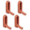 4Pcs Retractable Wall Hooks for Bathroom & Closet Space Saving Folding Hooks Functional & Stylish Hook for Keys & Hats
