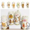 Cartoon Capybara Thermal Cup 530ml Travel Coffee Mug Portable Students Insulated Water Bottle