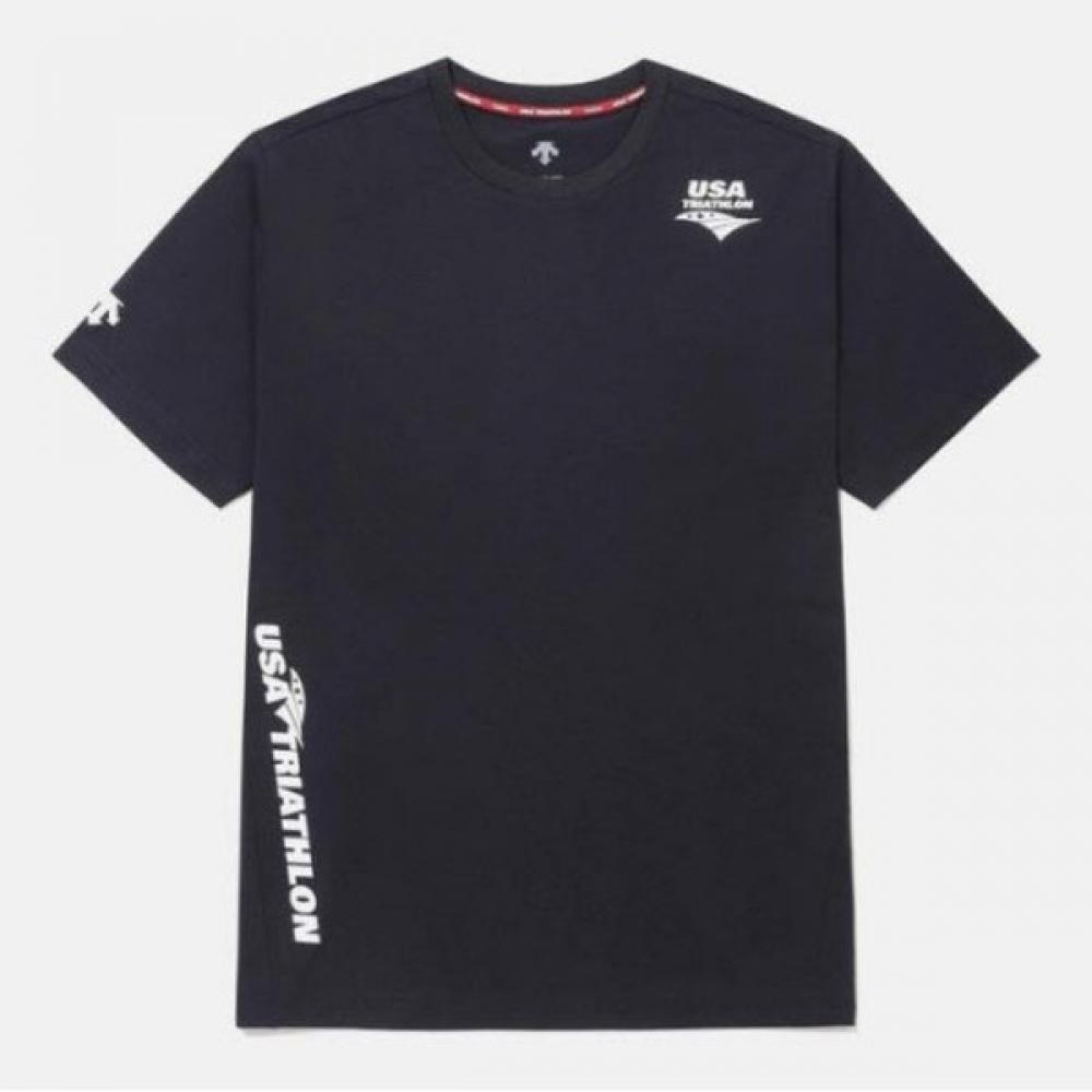 

Футболка с коротким рукавом DescenT Cqk Sq221iTs49 Blk Usat Graphic T shirT Black 100