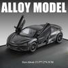 1:32 Scale 720S Senna Sports Car Model Toy Music Light Alloy Diecast Rubber Tires Miniature Vehicles Collection Hobby Gifts