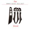 For BMW F10 F11 Car Inner Handle Interior Door Panel Driver's Window Switch Frame Storage Box Sets for BMW 5 Series 520 528 535