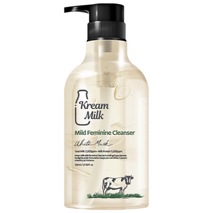 Cream Milk Mild Probiotic Feminine Wash – pH Balanced Gentle Cleansing with Lactobacillus & Moisturising Care, Korean