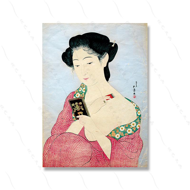 Japoneză Femeie Ukiyoe Galerie de Artă Poster Kimono Femeie Retro Baie Pânză Pictură Print Sexy Geisha Camera Decor Home Decor Vintage