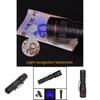 New Adjustable Led Uv Flashlight For Currency Verification Makeup Baby Items Fluorescent Detection Mini Uv Torch